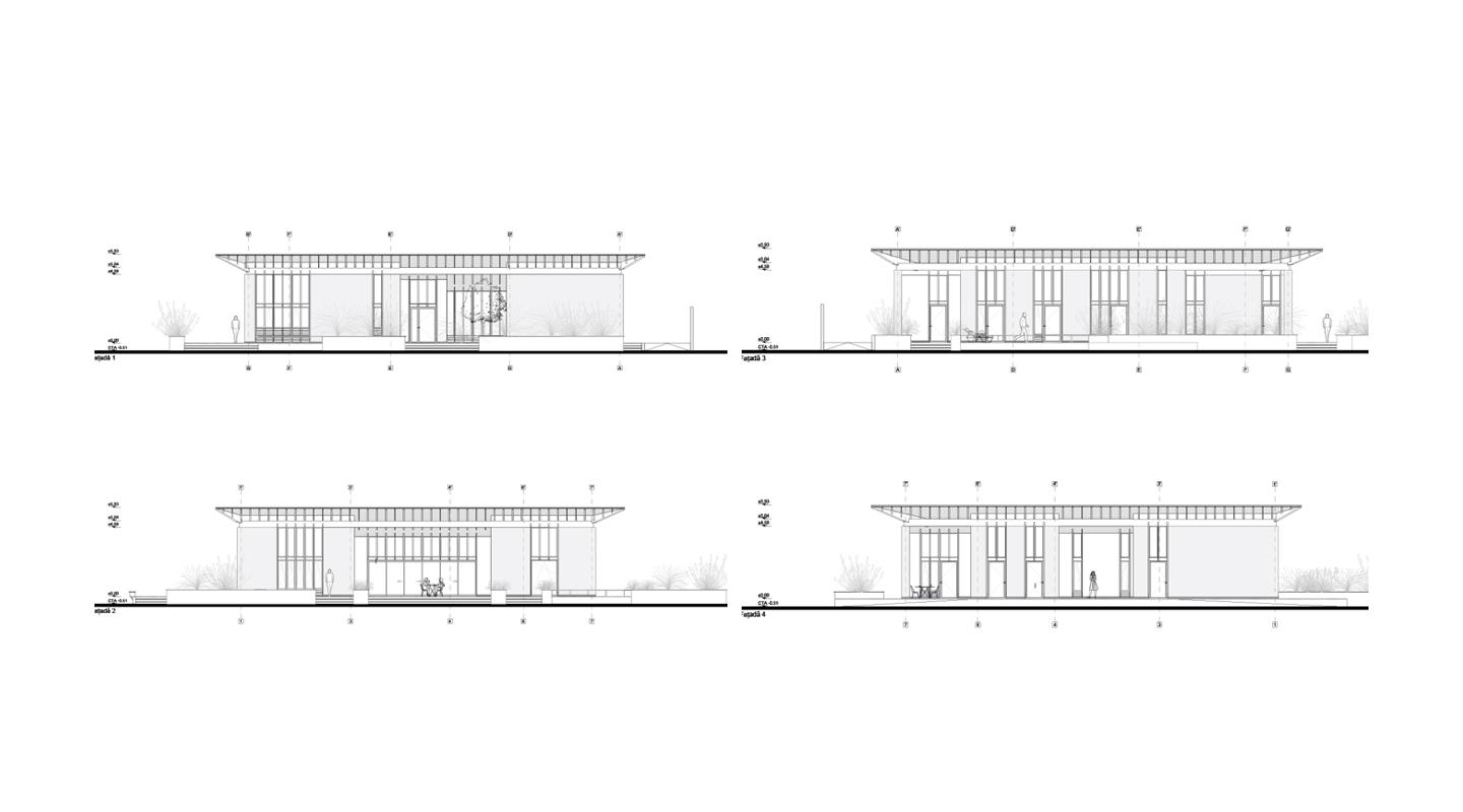 Proiect de arhitectura Casa Novaci - fatade