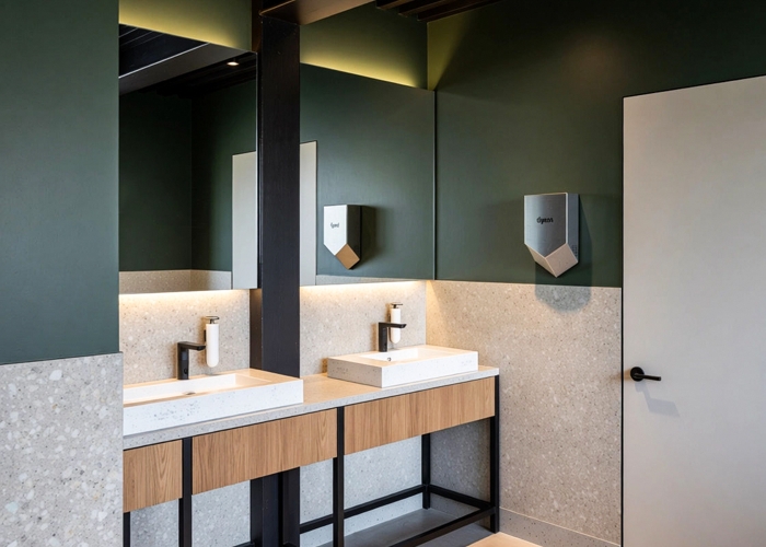 Proiect de amenajare office industrial – Dublu V Studio 14
